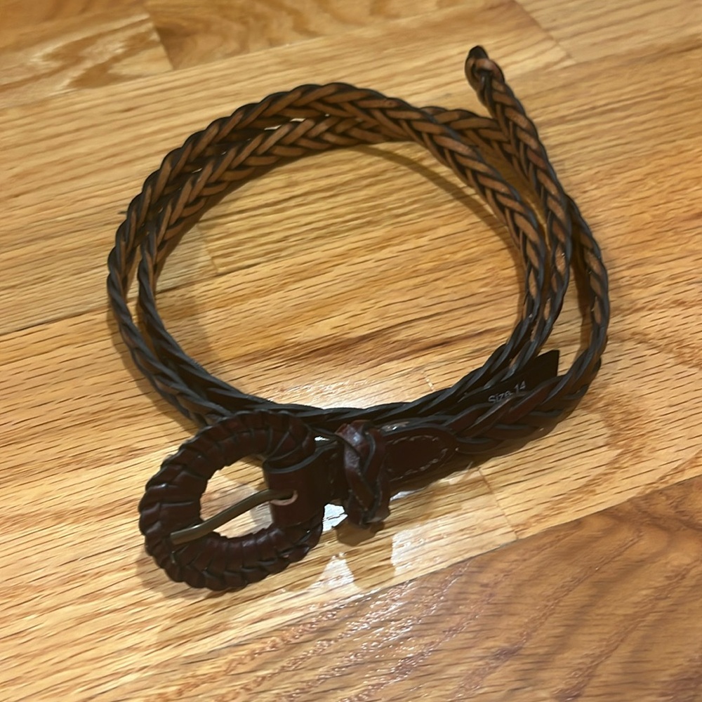 Braided belt